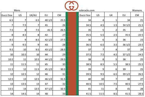 gucci sneaker size chart|gucci ace sneakers size guide.